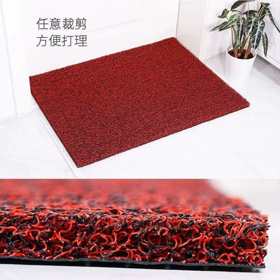 Silk loop floor mats, extra thick Avtomobil döşəmə paspasları - kangxu-high-elasticity-waterproof-black-red-limited-time-flash-sale-40-60cm