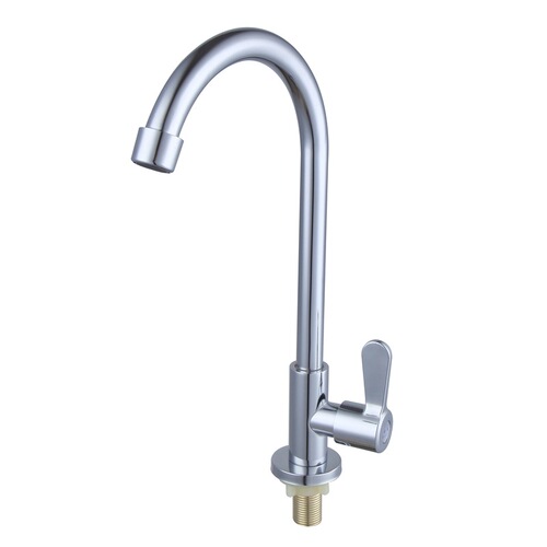 Kitchen stainless steel single cold ball faucet outdoor sink 360 degree rotating vertical faucet bathroom wholesale