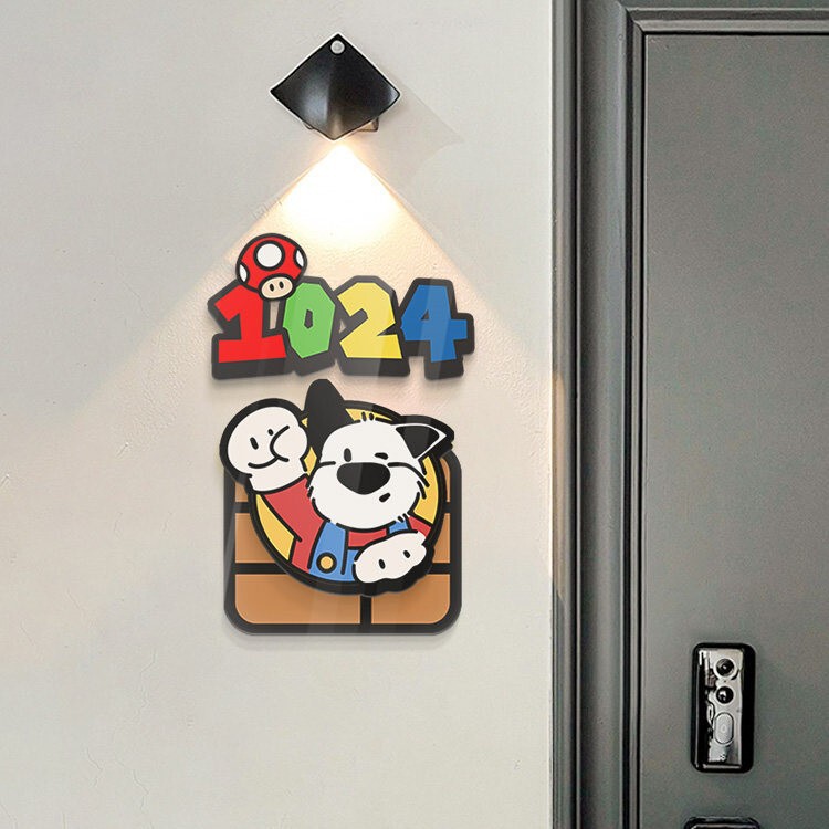 Creative Acrylic Rotating Door Sign for Home Entrance Decoration, Self-Adhesive Number Plate Creative Acrylic Rotating Door Sign for Home Entrance Decoration, Self-Adhesive Number Plate