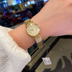 Medieval little golden bean vintage antique watch European and American watch versatile ins Hong Kong style gift women's watch bracelet watch