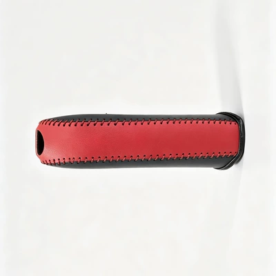 Sürətlər qutusu və əl tormozu başlıqları Axela CX-5 interior modification protective - red-leather-black-leather-with-red-stitching