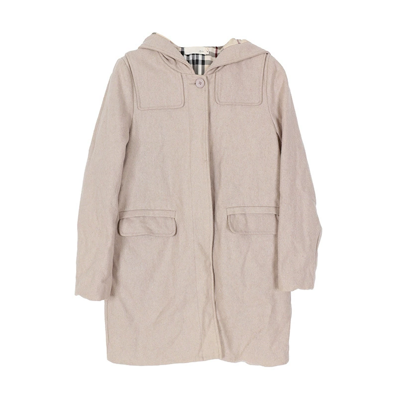 Long woolen coat, wholesale, mid-length, oversize, increased thickness