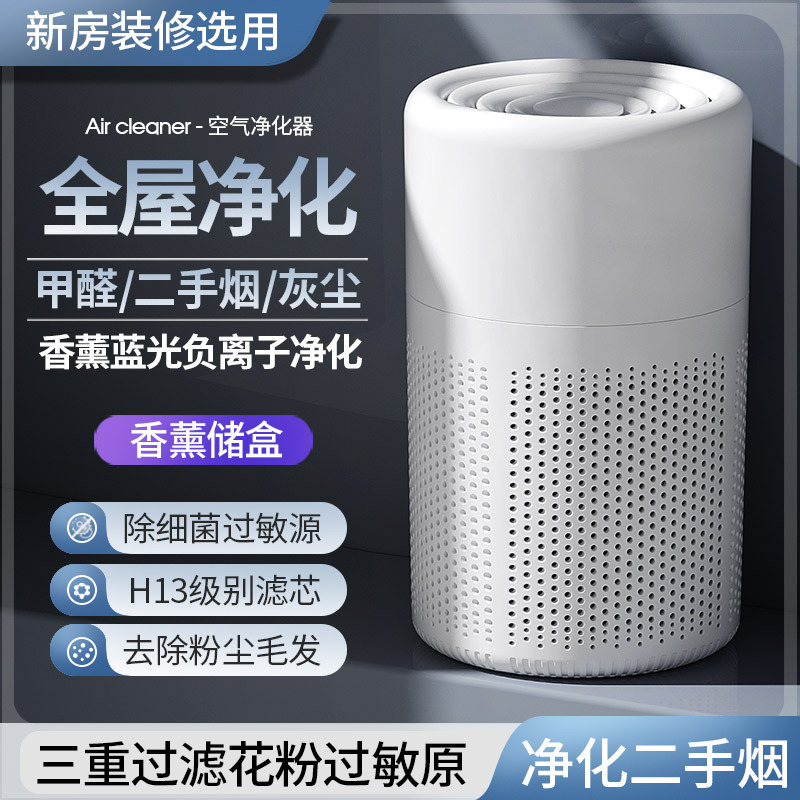 Factory Direct Daifa Desktop Air Purifier Household Indoor Light Sound Design Haze Removal Office Purifier