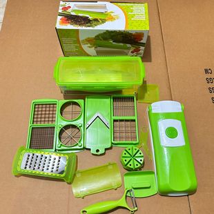 Cross-border multi-function vegetable cutter household kitchenware grater fruit potato grater dicing cutter wholesale