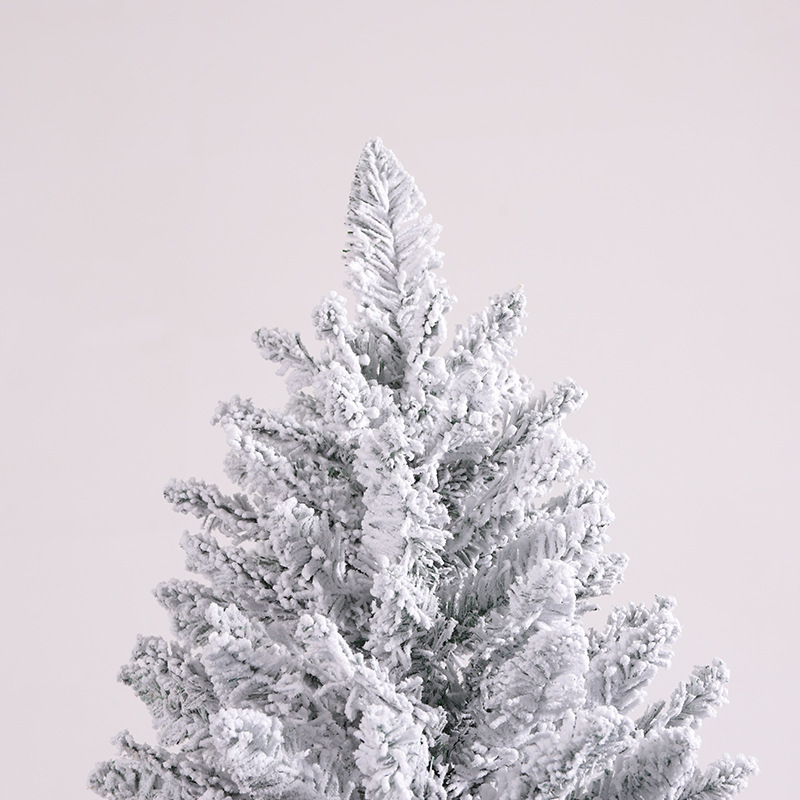 アマゾンの爆発的な白いクリスマスツリーの植毛木は高級な植毛木の雪松の暗号化落雪クリスマスツリーをシミュレートしている|undefined