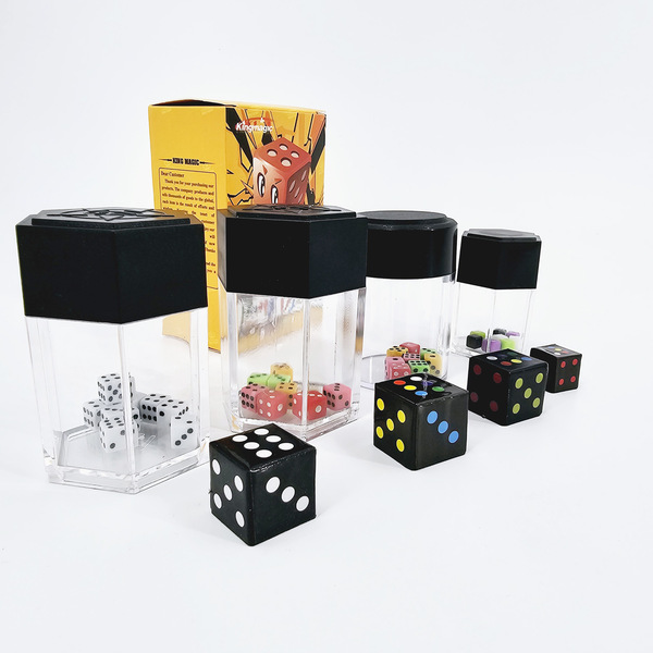 G0512 explosion dice black and white color dice kingmagic magic…