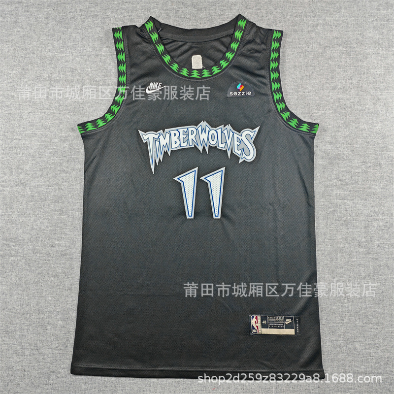 26 camisetas estadounidenses Cross-Border Warrior Courix Timberwolves 76ers espinadas camiseta de baloncesto image 48