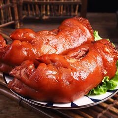 豚足、丸ごと豚足、袋詰め、すぐに食べられる豚足煮込み、豚足スナック、冷菜、軽食、カジュアル真空卸売