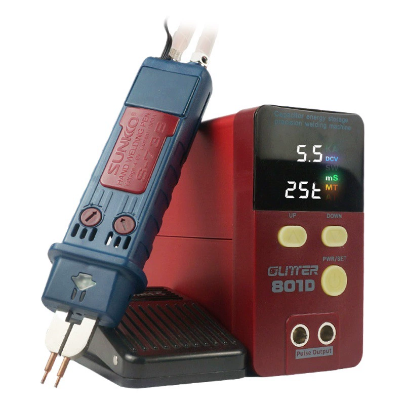GLITTER 801D аккумулятор для точечной сварки аккумуляторов 18650, большой одиночный сварочный аппарат для литий-железо-фосфатных аккумуляторов