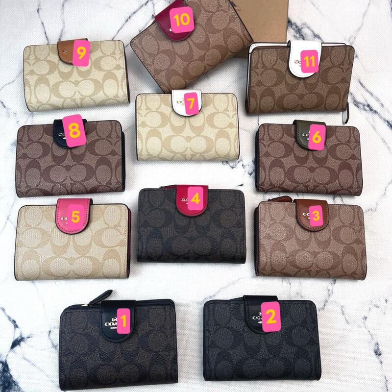 Women's Mid-Length Wallet, New Style, with Snap Button, Zipper, Coin Purse, Id Card Holder, Money Clip, Foldable, Gift Box Women's Mid-Length Wallet, New Style, with Snap Button, Zipper, Coin Purse, Id Card Holder, Money Clip, Foldable, Gift Box