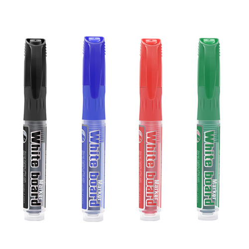Wholesale erasable ink whiteboard pen for teachers straight liquid large capacity water-based marker blackboard mark black ink writing