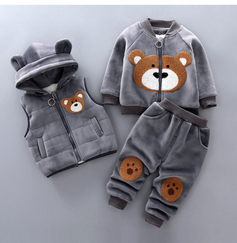 Children's Clothing 2024 Spring New Children's Clothing Baby Three-piece Set Girls Spring Clothes Spring Boys Suit