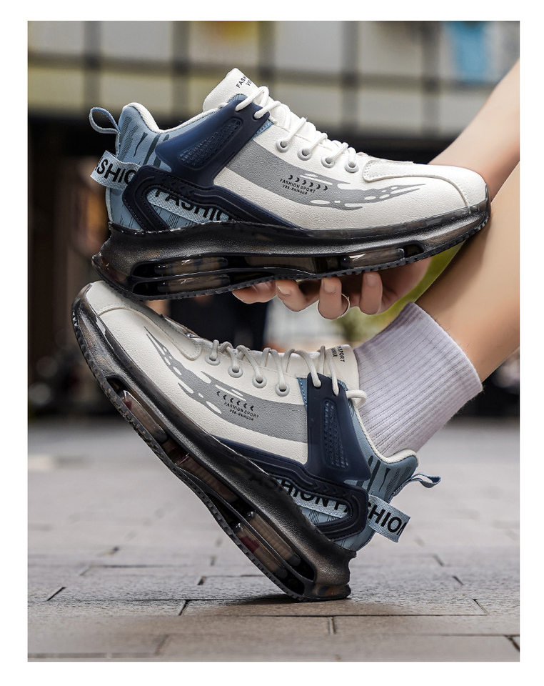 Giày chạy bộ nam đệm khí thoáng khí chống trượt giảm chấn kiểu dad shoes — 537 màu đen, 537 trắng xanh, 537 trắng đen chi tiết 10