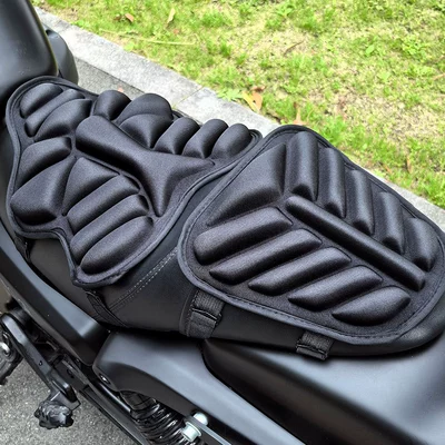 Shock-Absorbing Electric Vehicle Seat Cushion Cover, Breathable Motorcycle Seat Cushion Accessories, Cross-Border Electric Scooter Breathable Rear Seat