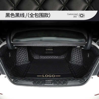 mat factory direct one-piece – Trunk Mat - black-and-black-lines-fully-surrounded-please-leave-a-message-about-the-model-year-after-ordering
