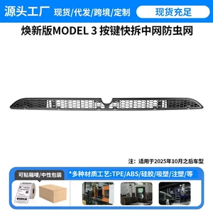 Yenilənmiş Tesla Model 3 üçün həşərat əleyhinə tor və sürətli sökülə bilən aksesuarlar