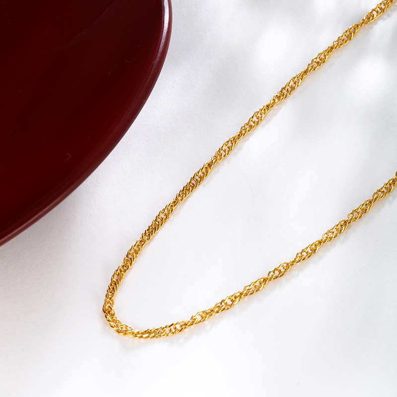 Xuping lujo ligero minimalista temperamento de moda fría viento alto sentido de otoño y invierno damas sin colgante cadena clavícula