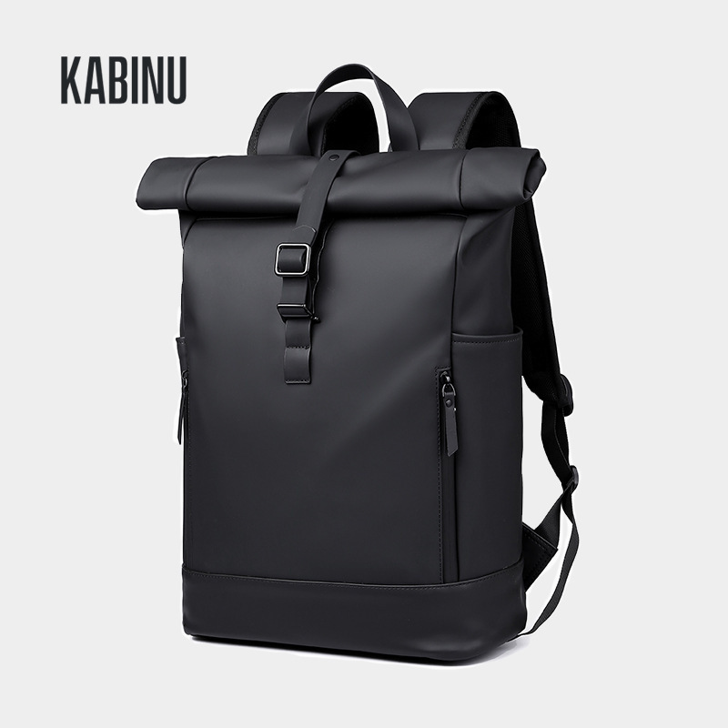 Kabinu Backpack Men's Roll Top Outdoor Waterproof Computer Backpack for Work Travel Large Capacity Student Schoolbag for Men and Women Kabinu Backpack Men's Roll Top Outdoor Waterproof Computer Backpack for Work Travel Large Capacity Student Schoolbag for Men and Women
