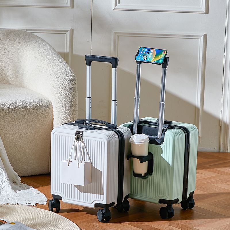 Maleta de embarque de Spring Airlines de 14 pulgadas, rueda universal, contraseña pequeña de pulgadas, caja pequeña, maleta de viaje, envío gratis