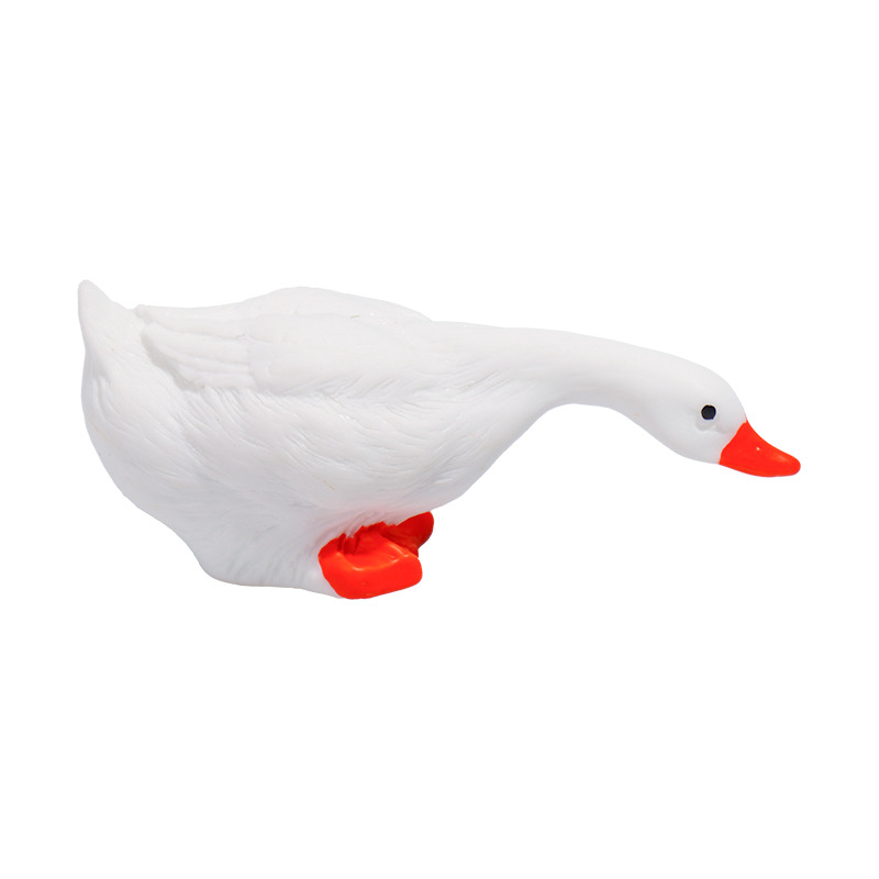 Micro paisaje estanque de peces paisaje acuático decoración de animales hogar patio piscina pato decoración de resina paisaje de jardín al aire libre