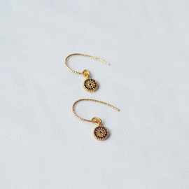 精致秀气日韩简约蓝色尖晶锆石日常百搭土耳其眼睛耳勾耳环耳饰女