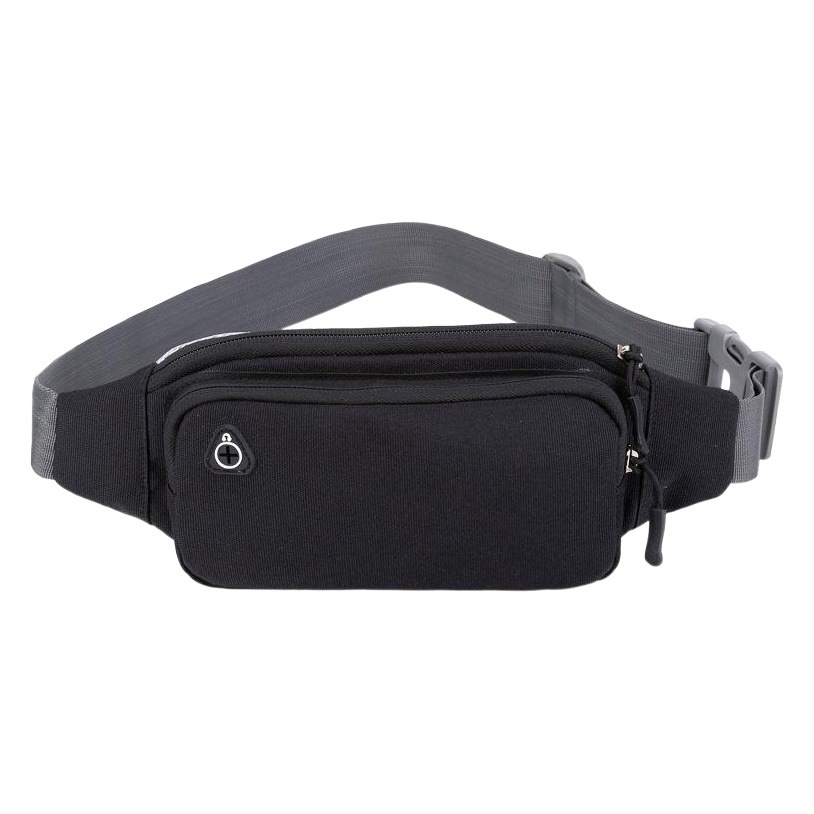 Transfronterizo al aire libre senderismo ocio bolsa hombres y mujeres cajero teléfono móvil bolso crossbody pecho bolsa correr fitness deportes cintura bolsa