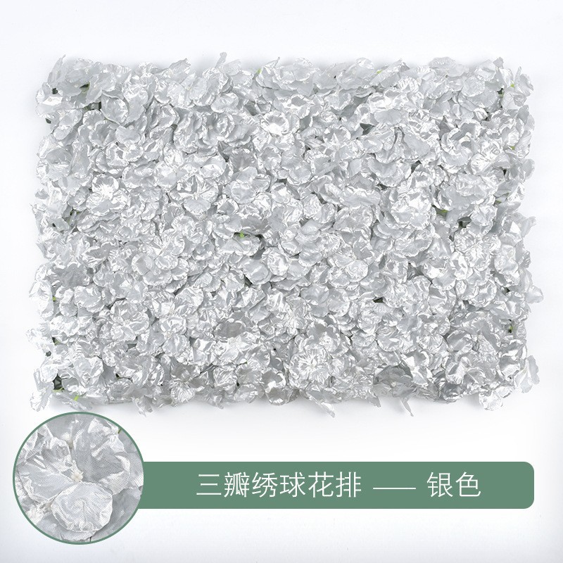 Muro de Flores de Hortensia para Decoración de Bodas, Arreglo Floral, Fondo de Pantalla, Alfombra de Pared, Arreglo Floral Artificial, Muro de Flores Famoso en Internet, Decoración de Bodas al por Mayor