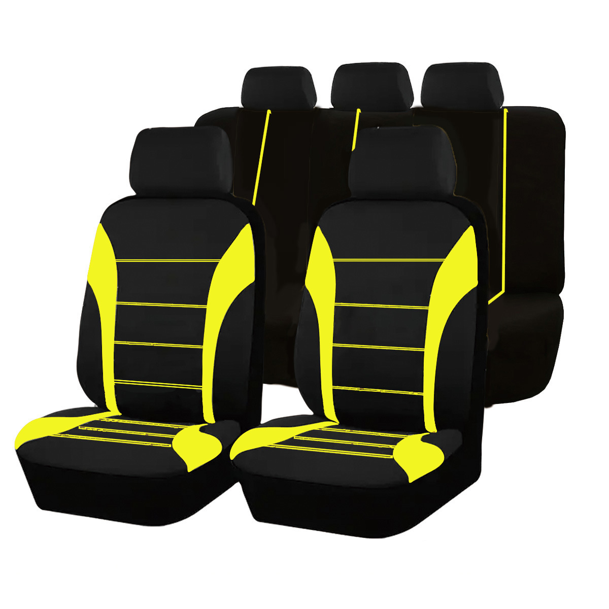 Cinco asientos generales, siete asientos, cubierta de asiento de furgoneta transfronteriza para diseño de línea de cintura, cojín de tela al por mayor
