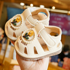 Walking shoes summer children sandals beginner baby shoes 1-2 years infant shoes soft soles anti-slip talk shoes