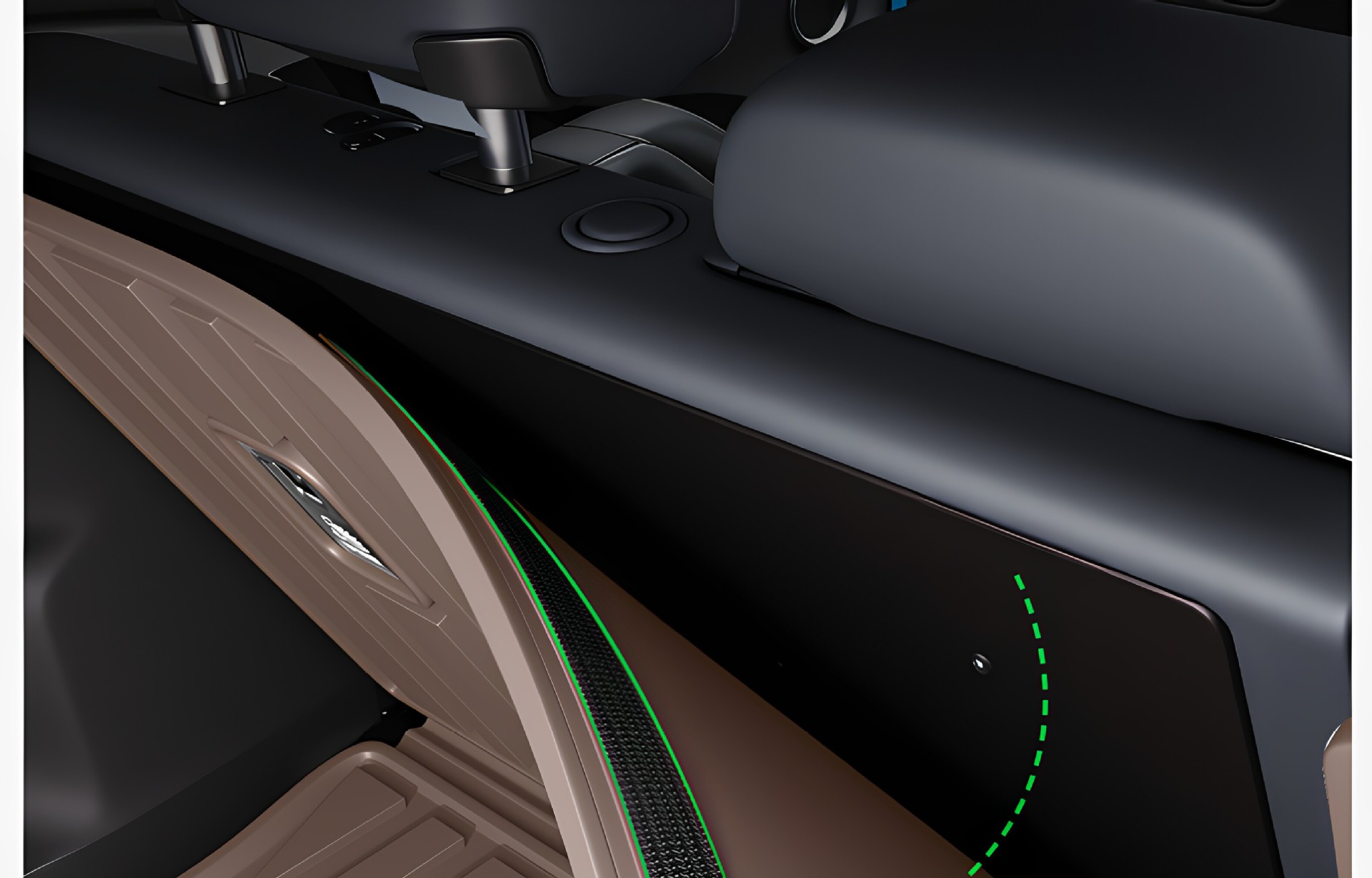 Suitable for the new generation Li Auto L6, TPE car interior modification integrated trunk mat accessories