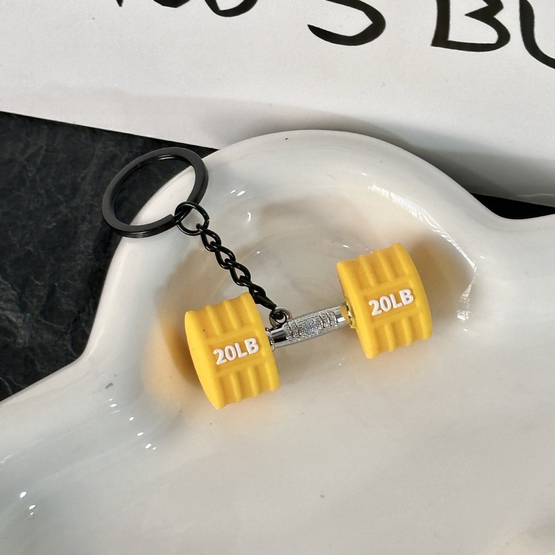 トレンドフィットネスシリーズのキーホルダー部品ミニバーベルのコップのペンダント|undefined