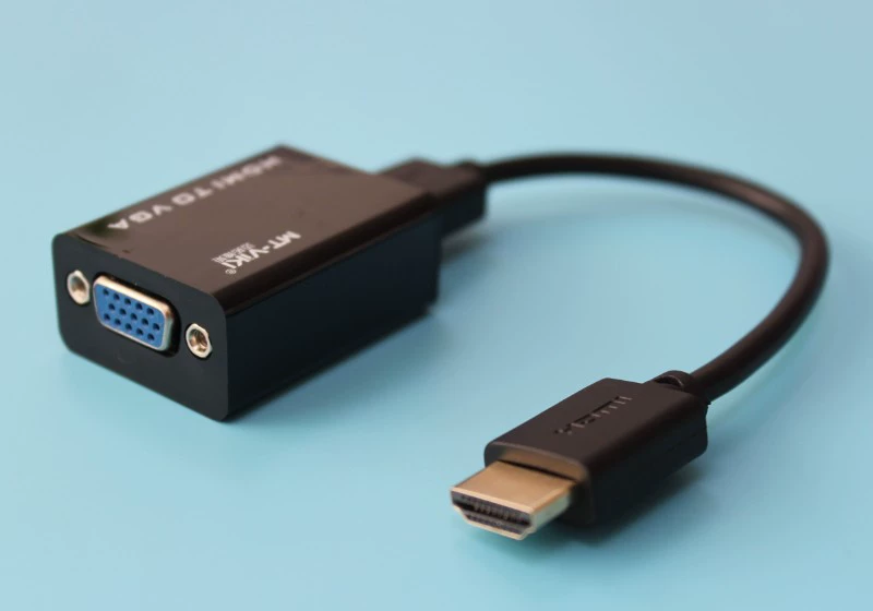 Конвертер кабель HDMI в VGA с аудио, адаптер для ПК, MT-M01-A