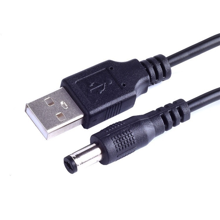 Round Hole Charging Cable 5V/9V/12V Power Cord USB to Dc5.5/3.5/2.5Mm Interface Power Cord