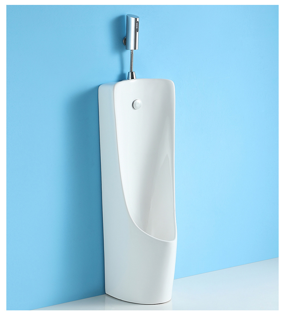 Men's urinal floor-standing wall-mounted integrated fully automatic sensor ceramic urinal, household urinal urinal undefined