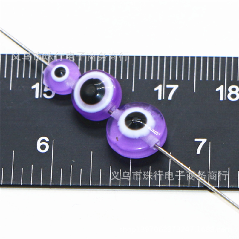 Perlas de ojos planos de resina 6-10MM, accesorios DIY al por mayor