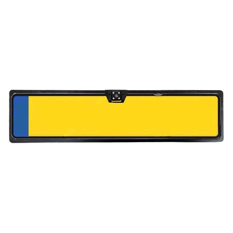 Автомобильная камера высокого разрешения с 4 светодиодами, камера заднего вида для европейских номерных знаков, камера для записи при движении задним ходом