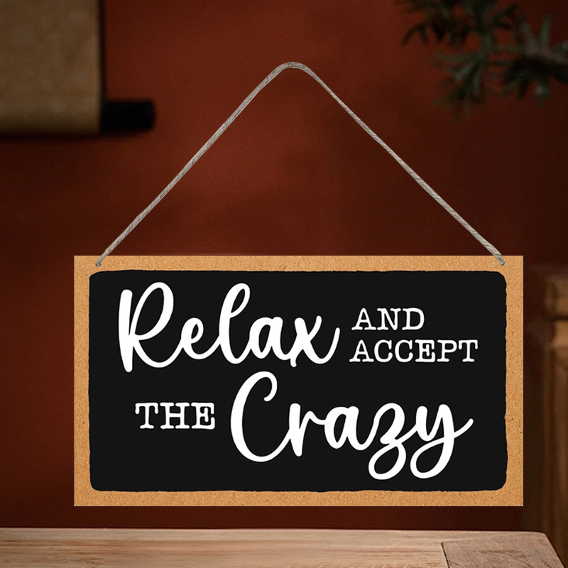 Rustic Hanging Wood Sign For Porch Please Go Away Home Decor Wall…
