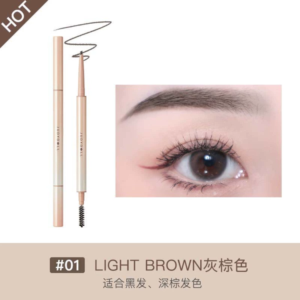 Triangular brown eyebrow pencil