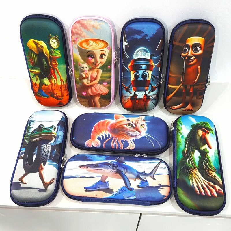 Foreign Version of the Book of Mountains and Seas Pencil Case Student Stationery Box Multi-Functional Large-Capacity Pencil Case Boy Storage 2025 New Style Foreign Version of the Book of Mountains and Seas Pencil Case Student Stationery Box Multi-Functional Large-Capacity Pencil Case Boy Storage 2025 New Style