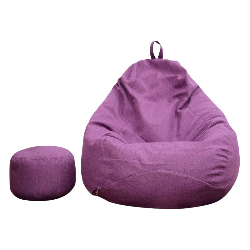 Утолщенный чехол для дивана из хлопка и льна, простой чехол для мешка-мешка, диванная куртка, популярный съемный и моющийся чехол-вкладыш.