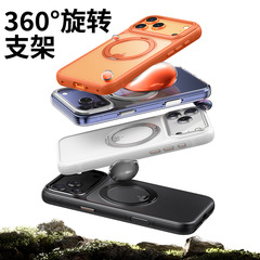 适用于iPhone17promax手机壳齿轮解压磁吸支架360旋转iPhone17air