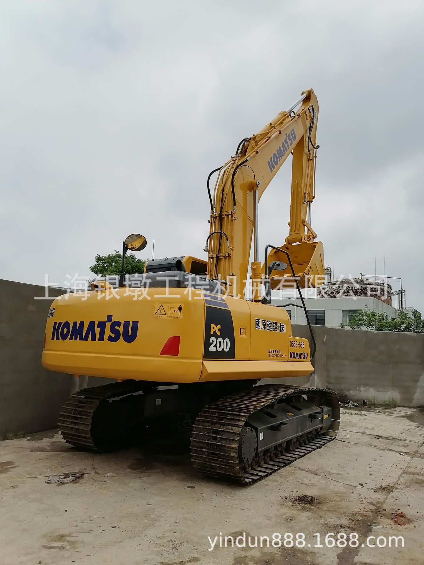 komatsu pc200-7挖掘机   二手
