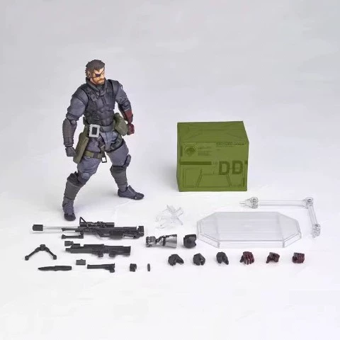Фигурка Yamaguchi Vulcanlog 004 из сплава, 5 Phantom Pain, подвижная модель Snake Uncle Viper