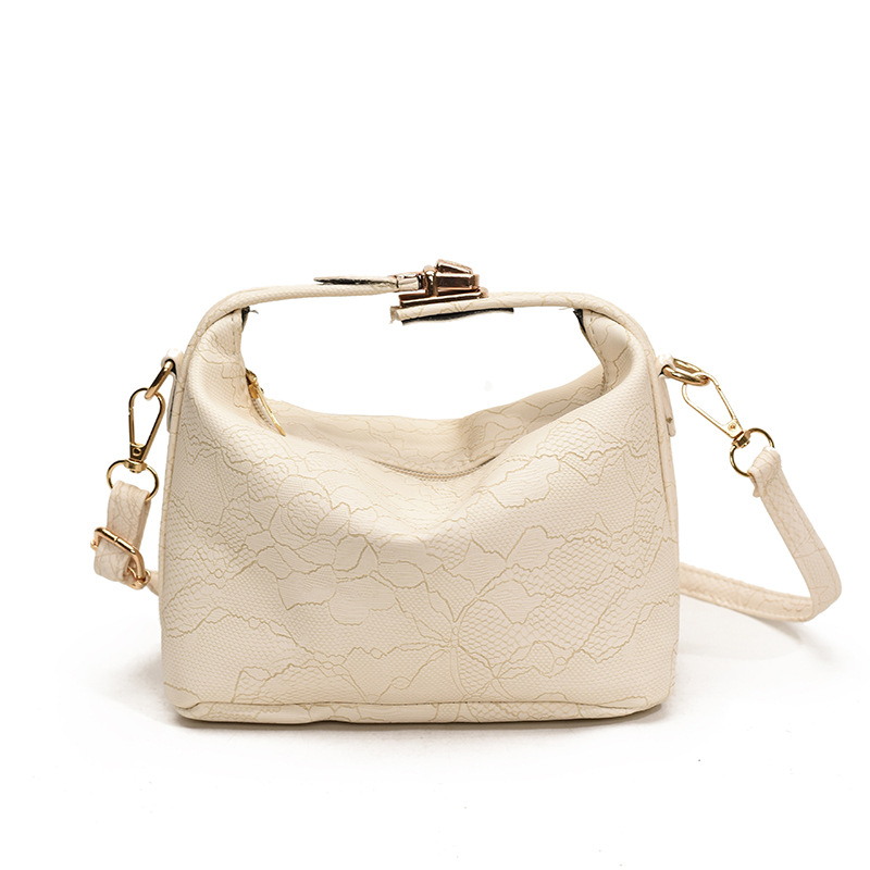 Bolso de flores de estilo occidental personalizado 2024 nuevo estilo otoño e invierno moda hermosa temperamento bolso de mensajero de un solo hombro