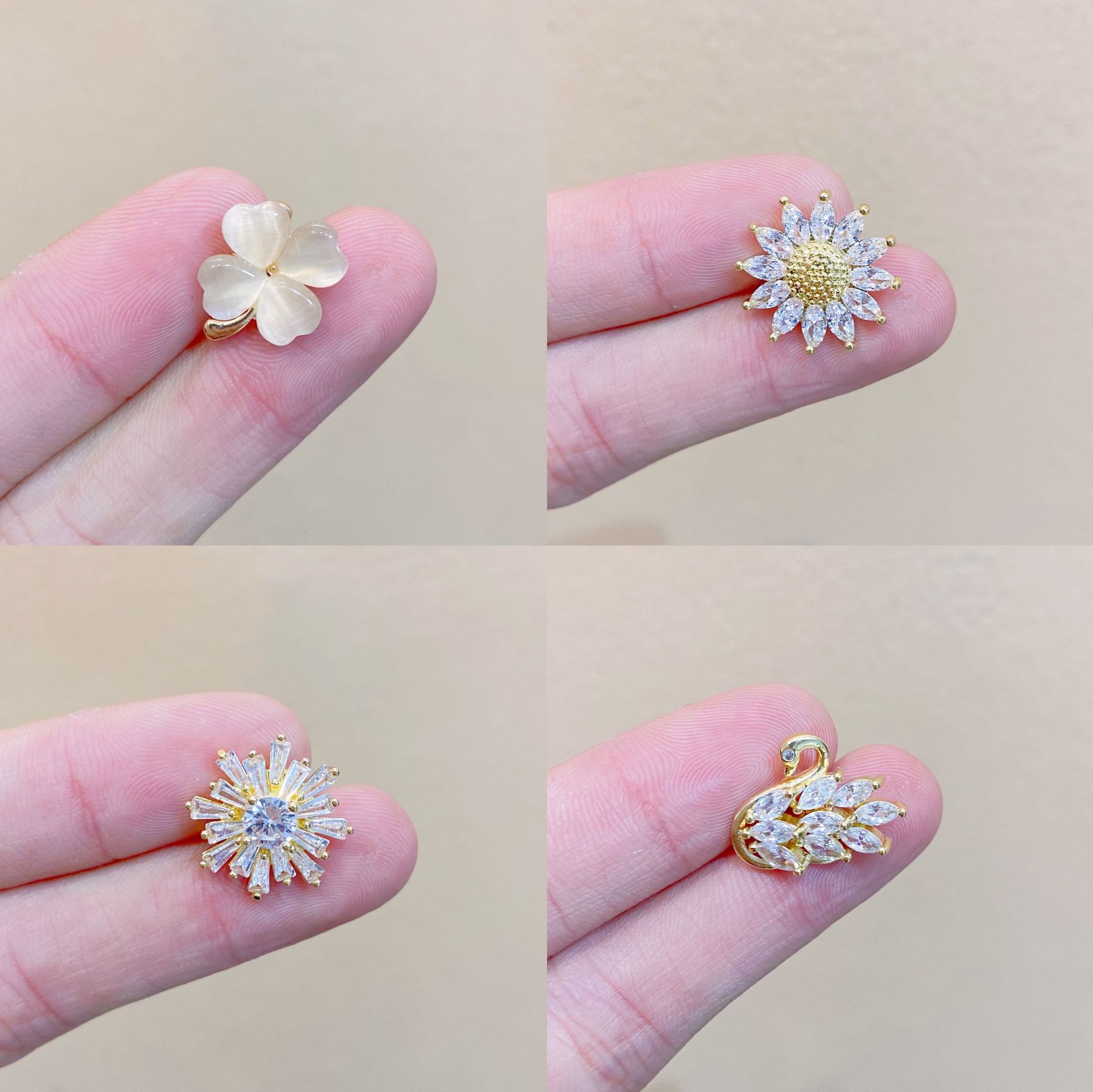 Cardigan pin hebilla japonés lindo ropa fija broche decorativo mujer anti-exposición hebilla artefacto Escote de alta gama de lujo