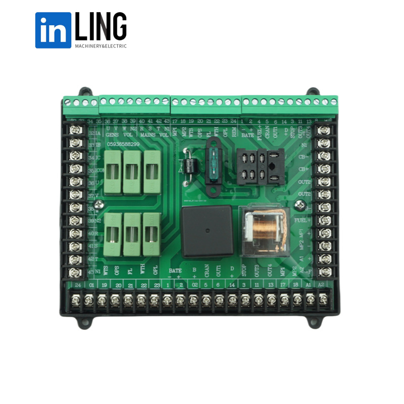 柴油发电机组控制箱扩展模块带继电器 液晶控制器扩展板