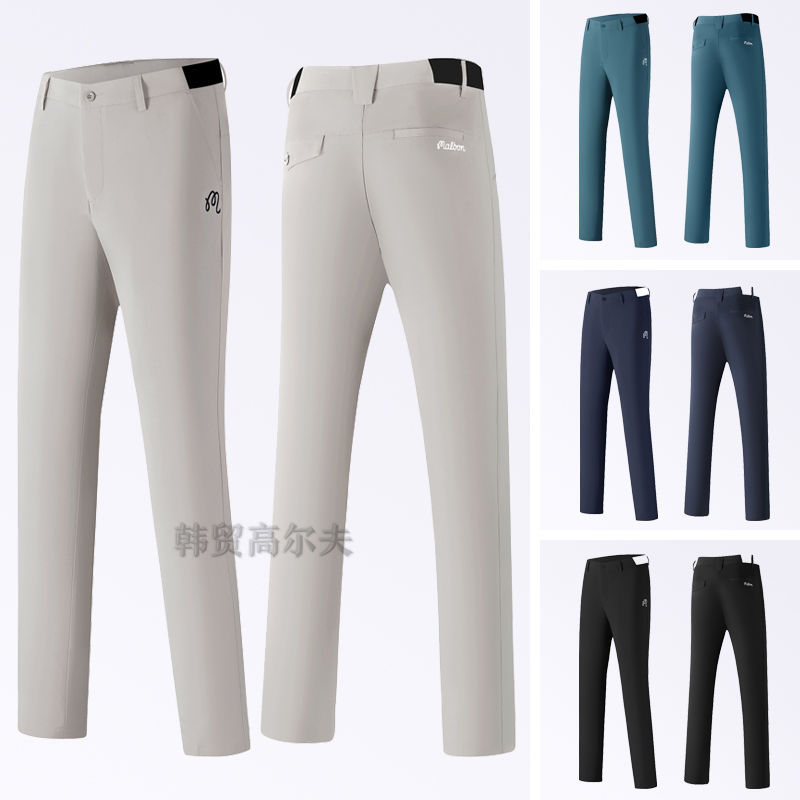New Golf Men's Pants Thin Slim Sports Golf Pants Summer Golf Men's Quick-Drying Pants Elastic Pants