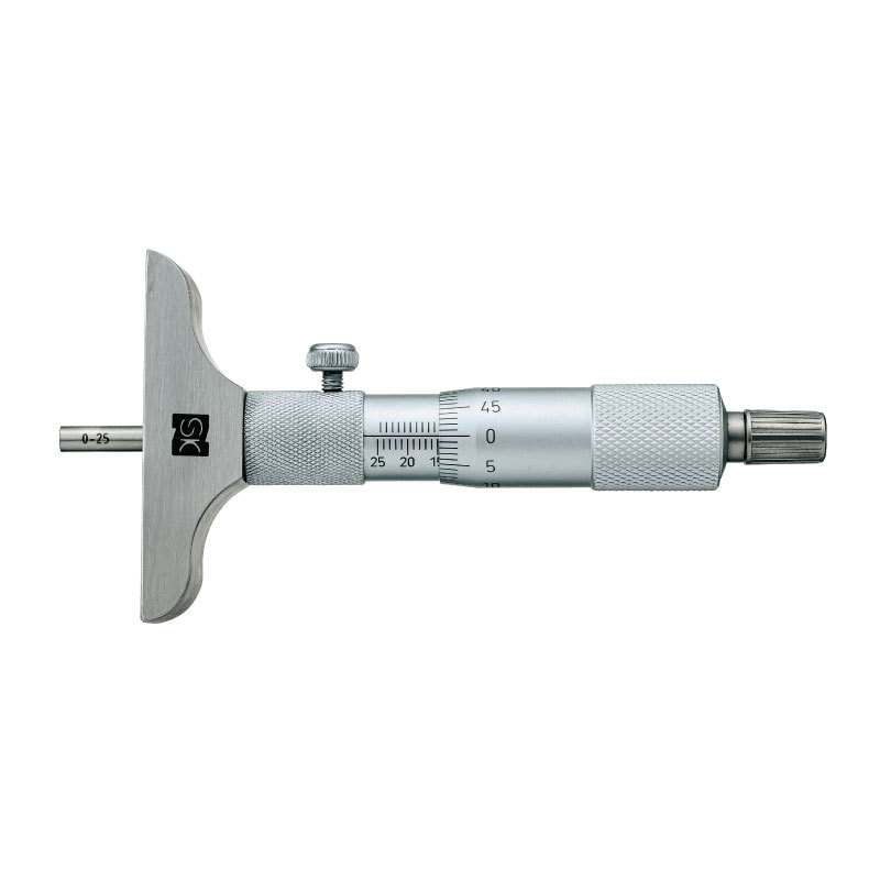 新泻精机SK 深度千分尺 千分卡尺MC202-25F/MC202-25FS