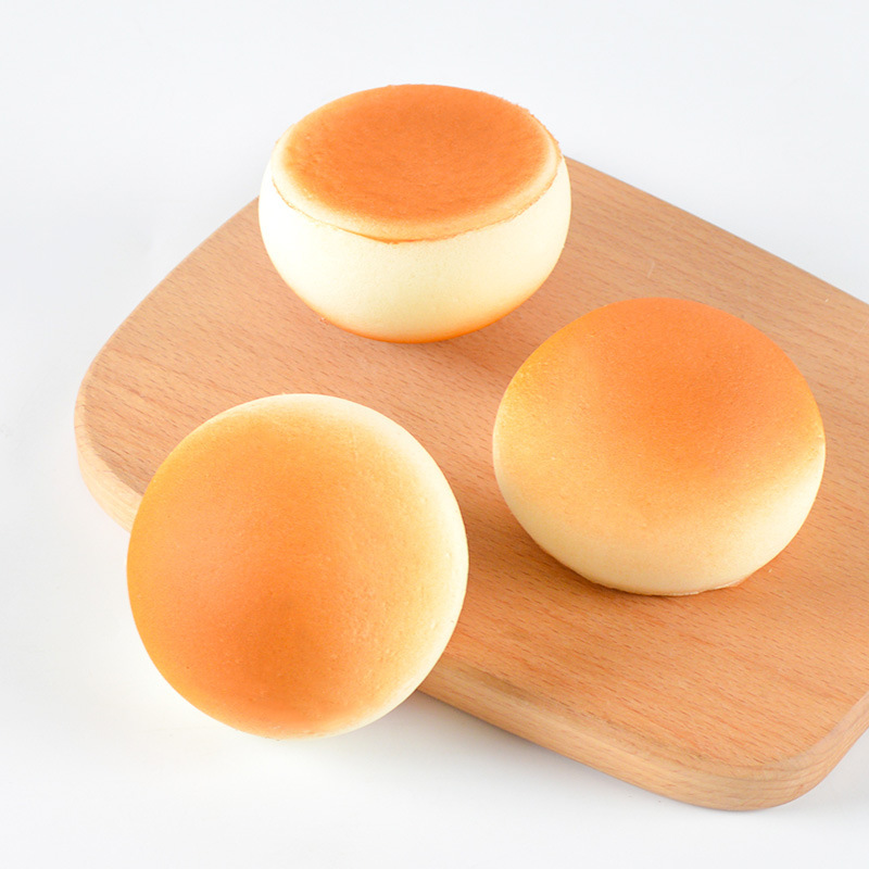Pu Artificial Slow Rebound Fried Steamed Buns Bread Food Model Ornaments Play Food Shooting Props Pinch Toys