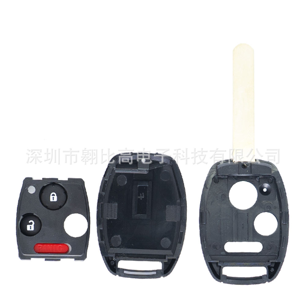 Suitable for Honda CRV CRZ FIT straight plate 3 key car key remote control MLBHLIK-1T